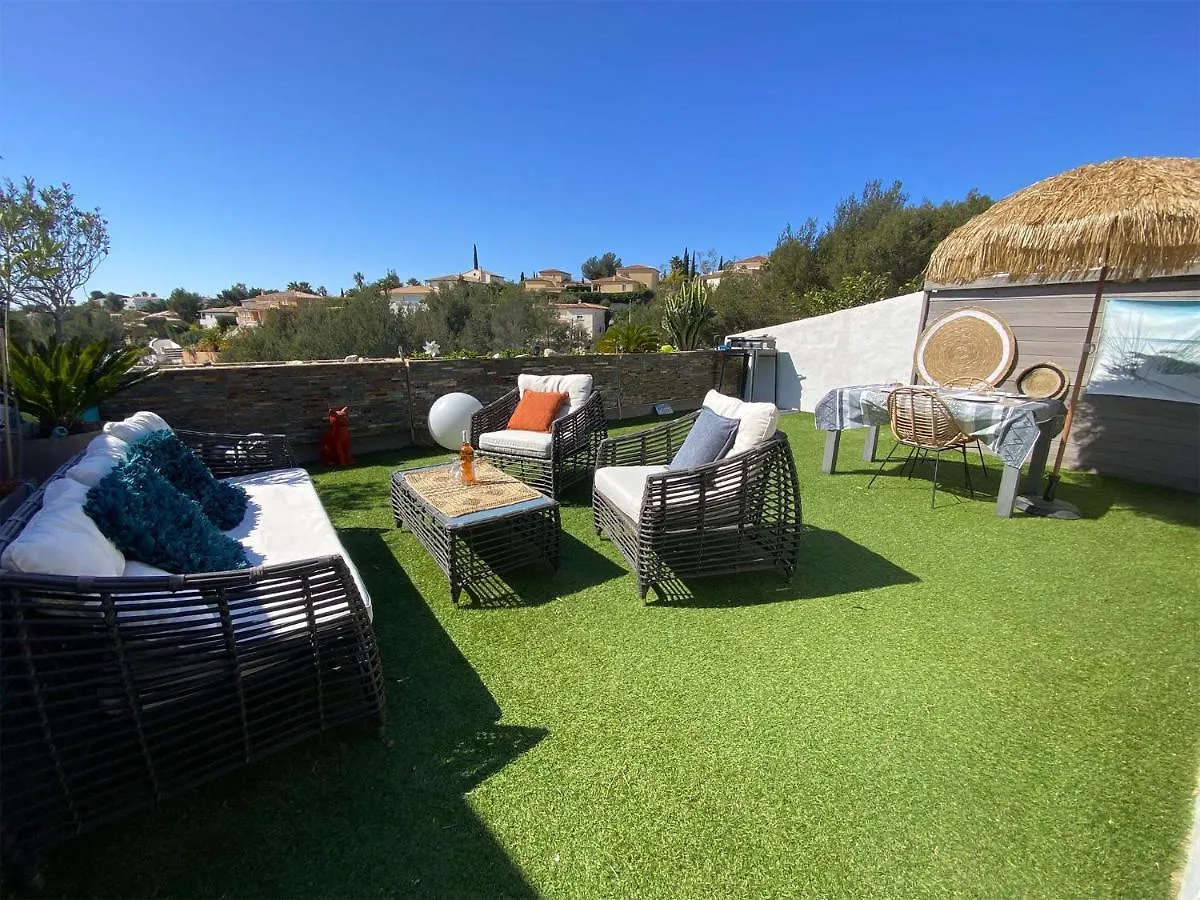 Vuemer Bandol - Grande Terrasse De 45M2 Vue Mer Piscine Parking Apartmán