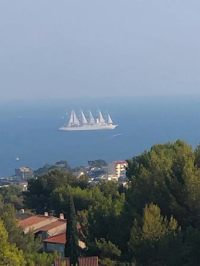 Apartmán Vuemer Bandol - Grande Terrasse De 45M2 Vue Mer Piscine Parking Francie